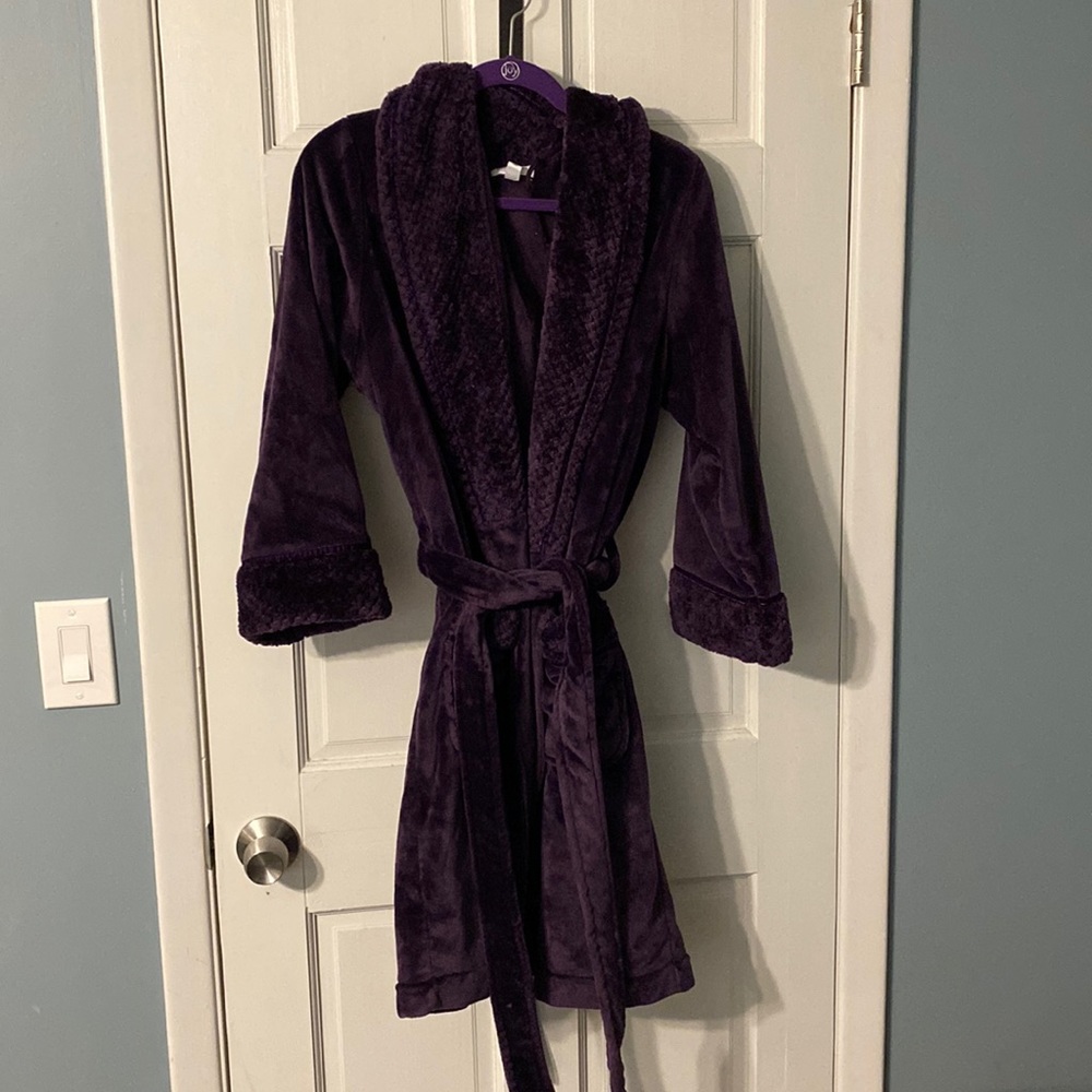 Purple bathrobe XL
